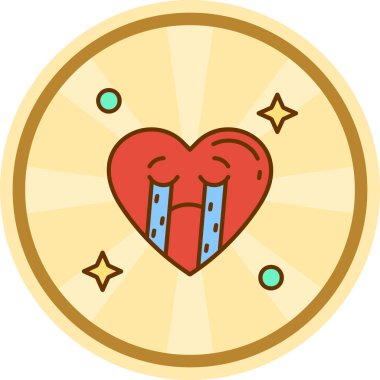 Kalp. Web simgesi basit tasarım