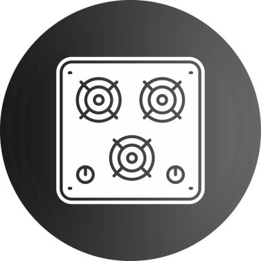 Kişisel ve ticari kullanımın illüstrasyon vektör simgesi.