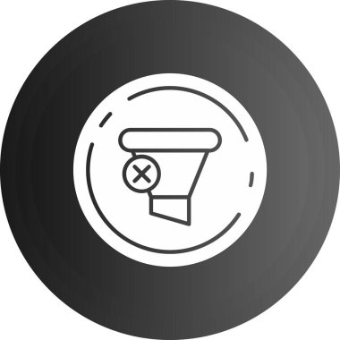 Vektör illüstrasyonu, CCTV kamera simgesi tasarımı