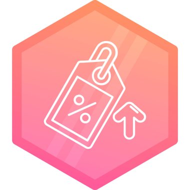 Alışveriş çantası simgesini, basit vektör çizim