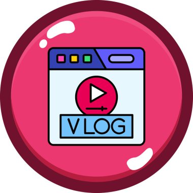 video oynatıcı. vektör çizim