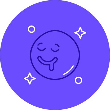 vektör ay simgesi illüstrasyonu