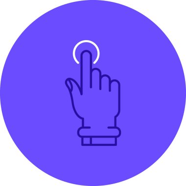 El simgesinin vektör illüstrasyonu