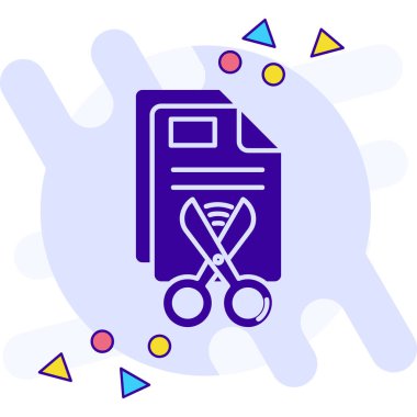 Mutfak araçları simgesi, basit illüstrasyon