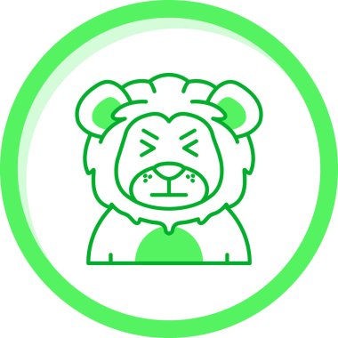 Kızgın emoji simgesi, özet biçimi