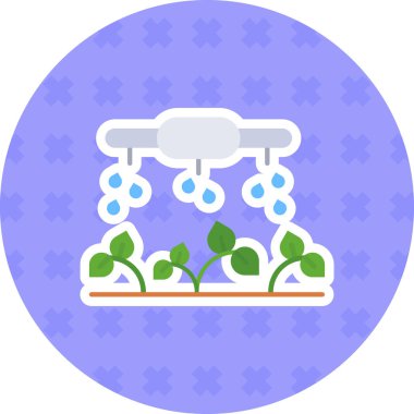 Bitki. Web simgesi basit illüstrasyon