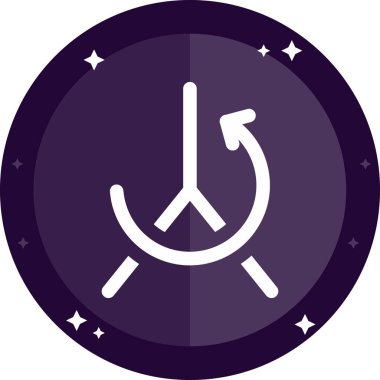 Modern bir simgenin vektör illüstrasyonu