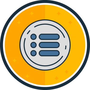 Modern bir simgenin vektör illüstrasyonu