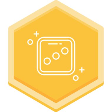 Modern bir simgenin vektör illüstrasyonu