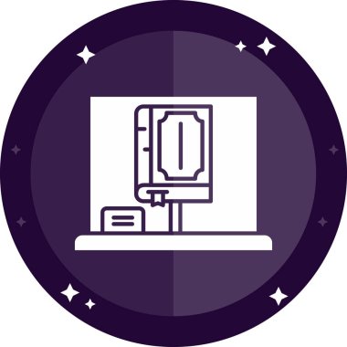 Bir dizüstü bilgisayarın vektör çizimi