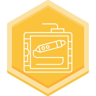 Modern eğitim ikonunun vektör illüstrasyonu