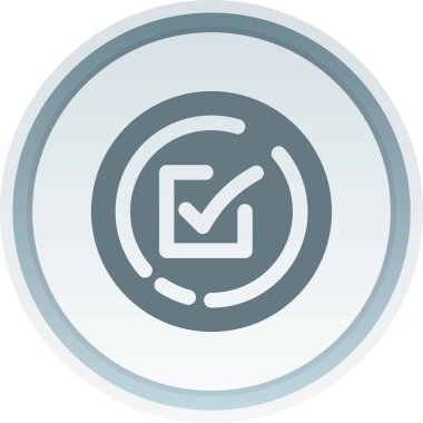 işaret simgesini işaretle, vektör illüstrasyonu