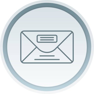 e- posta simgesi vektör illüstrasyonu