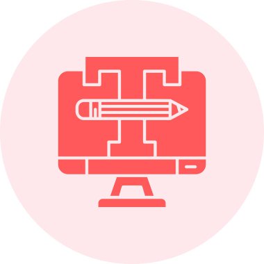 Modern simgenin vektör illüstrasyonu