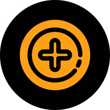 Bir haçın vektör illüstrasyonu