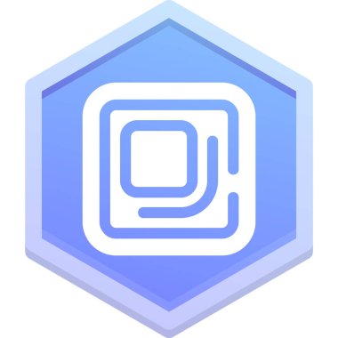 Modern simgenin vektör illüstrasyonu