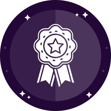 Rozet. Web simgesi basit tasarım