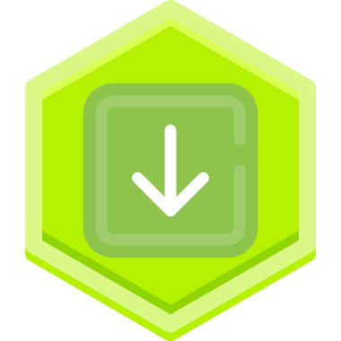 ok simgesi vektör illüstrasyonu