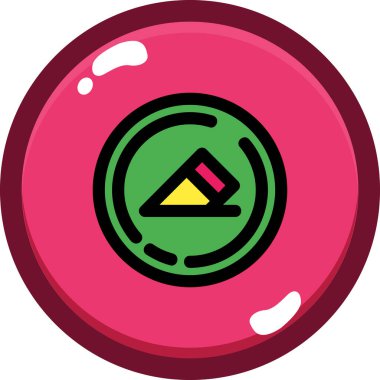 top topu simgesi - taslak biçimi