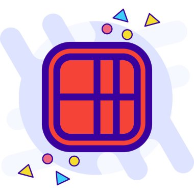 Mavi ve beyaz bir arkaplanın vektör çizimi