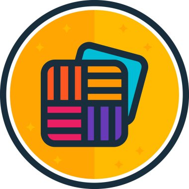 Yumuşak mavi arkaplanda izole edilmiş modaya uygun düz stil kitap simgesi