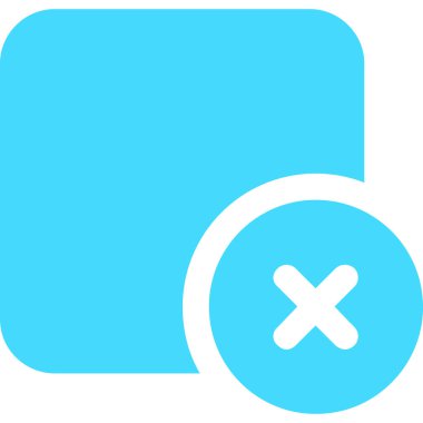 Simge işaret sembolü tasarımını sil