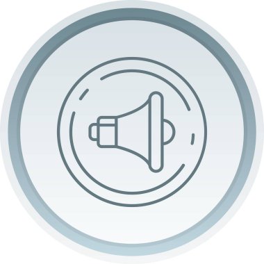 hoparlör vektör simgesi modern basit illüstrasyon, müzik