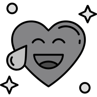 Sevgililer günün kutlu olsun Kawaii karakter çizimi tasarımı