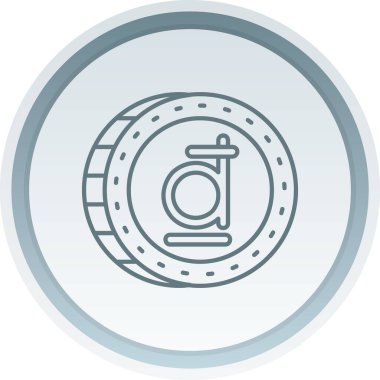 Bir benzin istasyonunun vektör illüstrasyonu