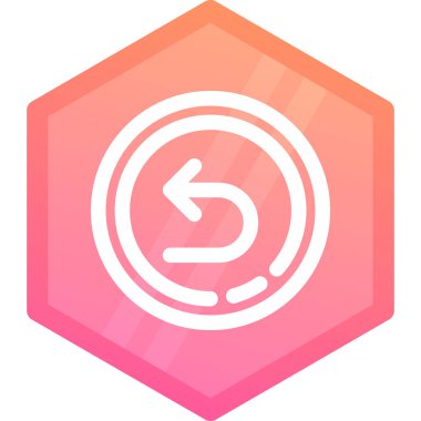 Modern bir simgenin vektör illüstrasyonu