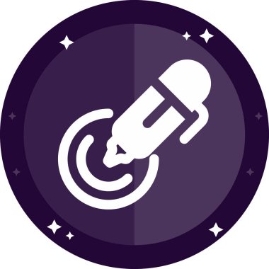 Tek bir simgenin vektör illüstrasyonu