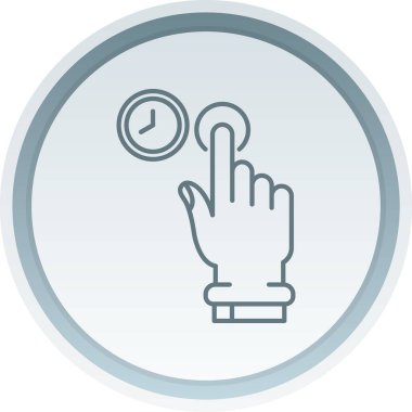 bir pusula simgesini ana hat biçiminde tutan el