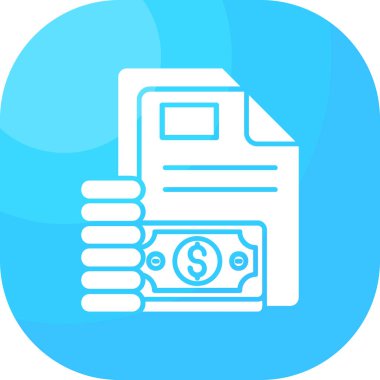 Para için. Web simgesi basit illüstrasyon