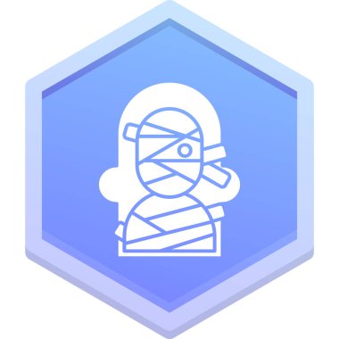 Kalkan biçiminde bir simgenin vektör illüstrasyonu