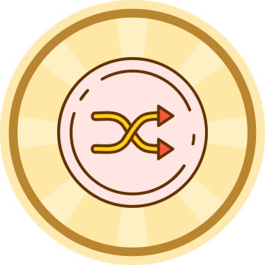 Sikke Simgesi vektör illüstrasyonu