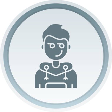 Evlat. Web simgesi basit illüstrasyon