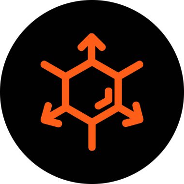 Modern simgenin vektör illüstrasyonu