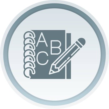 Abf simgesinin vektör illüstrasyonu