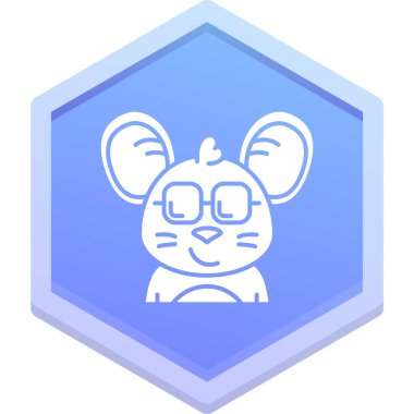 Şirin bir çizgi film karakterinin vektör çizimi