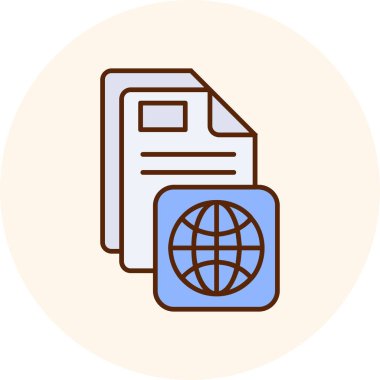 dosya belgesi vektör illüstrasyonu