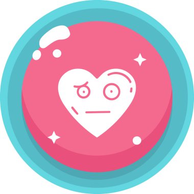 emoji. Web simgesi basit illüstrasyon