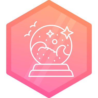 çizgi sihirli şapka simgesi beyaz arkaplanda izole edildi. Sihirli işaret. Gizemli eğlence konsepti. Renkli taslak konsepti. vektör.