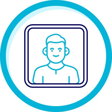 avatar. Web simgesi basit tasarım