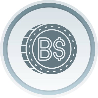 Para simgesi, vektör illüstrasyonu