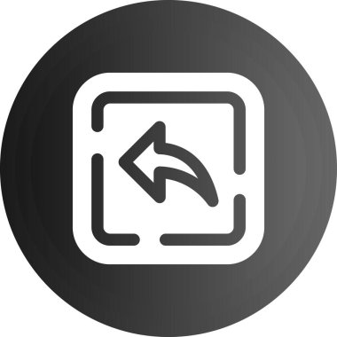 doğru yönde ok işareti simgesi. Vektör sembolü Gri ve gri düz düğmeli modern ui.