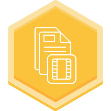 Dosya. Web simgesi basit illüstrasyon