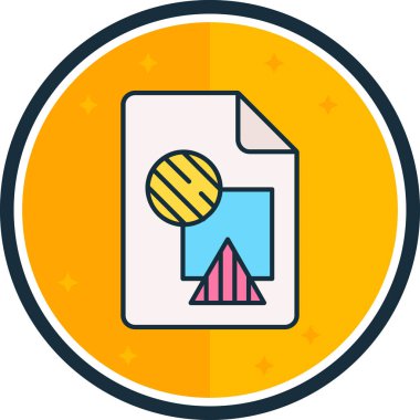 bayrak ikonu vektör illüstrasyonu