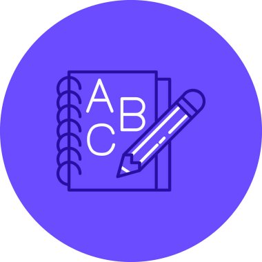 kitap simgesi vektör illüstrasyonu