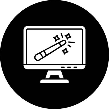 seo modern simgesinin vektör illüstrasyonu