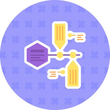 Tatlım. Web simgesi basit illüstrasyon